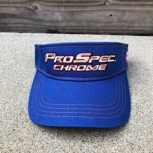 BERKLEY PRO SPEC CHROME Fishing Visor Hat Men's Blue Adjustable Cap​​​​​